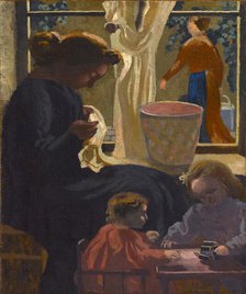 Intimité ou Ravaudeuse à la fenêtre, 1903. Creator: Denis, Maurice (1870-1943).