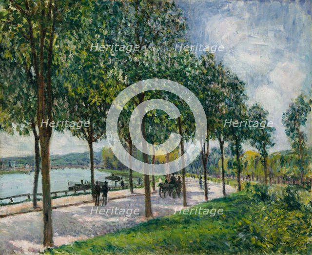 Allée of Chestnut Trees, 1878. Creator: Alfred Sisley.
