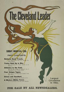 The Cleveland leader. Sunday, March 8th, 1896. c1893 - 1897. Creator: Unknown.