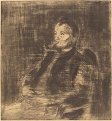 Paul Signac (Portrait de Paul Signac), c. 1890. Creator: Camille Pissarro.
