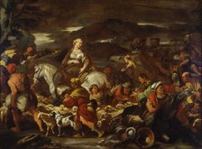 The Departure of Rebecca, Second Half of the 17th century. Creator: Giordano, Luca (1632-1705).