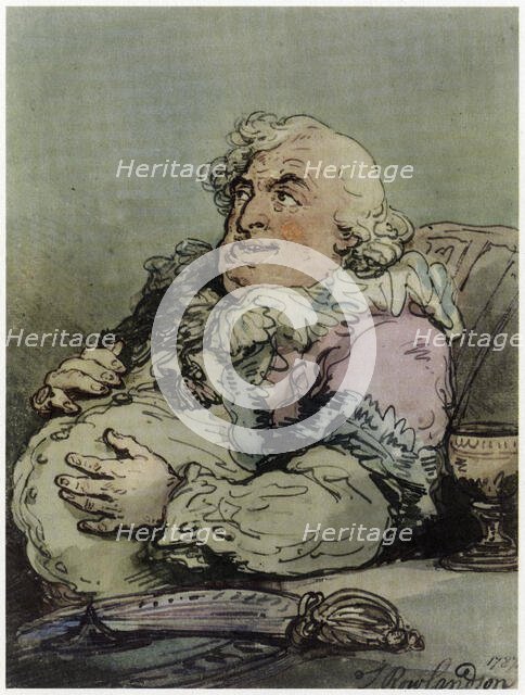Discomforts of an Epicure, 1787. Creator: Thomas Rowlandson.
