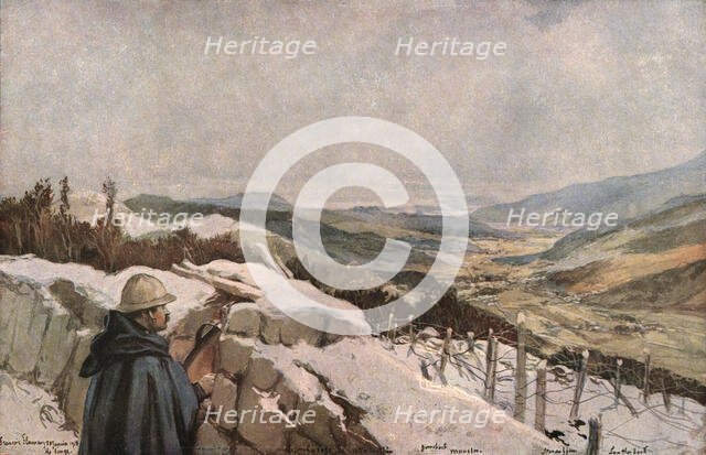 'La vallee de Munster', 1916. Creator: Francois Flameng.