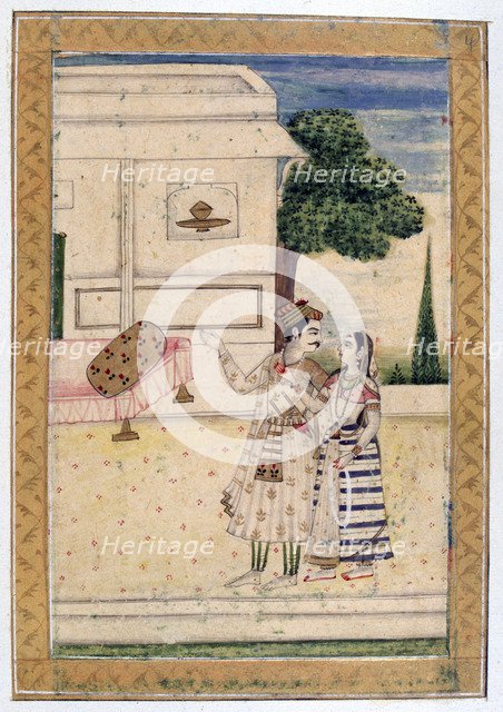 Malavi Ragini, Ragamala Album, School of Rajasthan, 19th century. Artist: Unknown