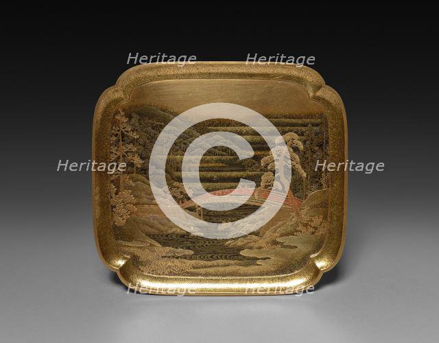 Tray, late 1800s. Creator: Unknown.