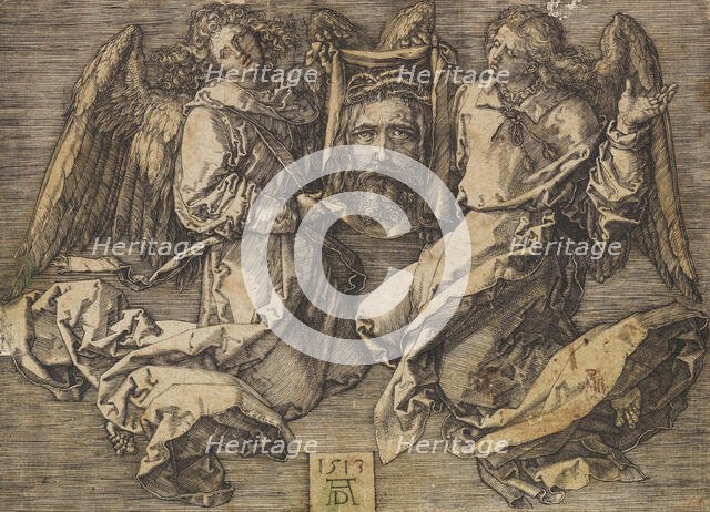 The Sudarium held by two angels, 1513. Creator: Dürer, Albrecht (1471-1528).