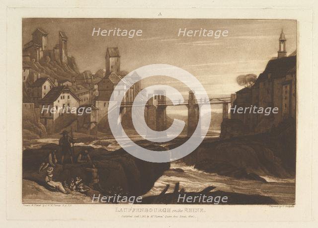 Lauffenbourgh on the Rhine (Liber Studiorum, part VI, plate 31), January 1, 1811. Creator: JMW Turner.