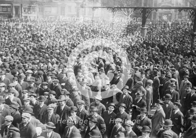I.W.W. Meeting -- Union Sq., 1914. Creator: Bain News Service.