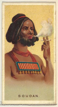 Sudan, from World's Smokers series (N33) for Allen & Ginter Cigarettes, 1888. Creator: Allen & Ginter.