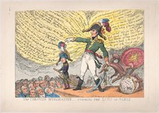 The Corsican Munchausen - Humming the Lads of Paris, December 4, 1813., December 4, 1813. Creator: Thomas Rowlandson.