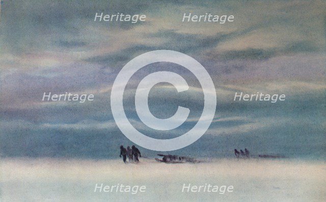 'Sledging', 1911, (1913). Artist: Edward Wilson.