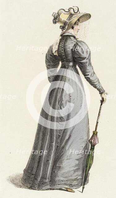 Fashion Plate (Trage de Paseo), 1825. Creator: Rudolph Ackermann.