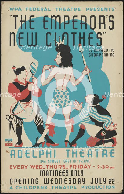The Emperor's New Clothes, New York, [1930s]. Creator: Unknown.