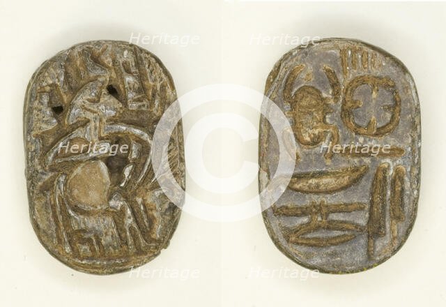 Plaque with Representation of Goddess Isis suckling Horus, Egypt, Third Intermediate Period... Creator: Unknown.