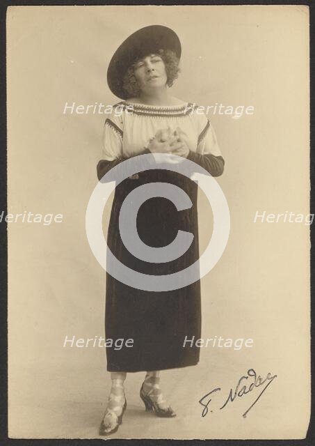 Mlle Polaire, about 1910. Creator: Paul Nadar.