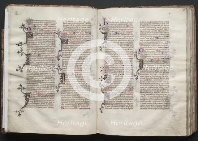 The Gotha Missal: Fol. 20v, Text, c. 1375. Creator: Master of the Boqueteaux (French); Workshop, and.