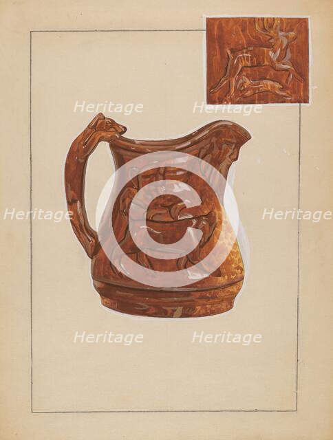 Jug, c. 1936. Creator: John Dana.