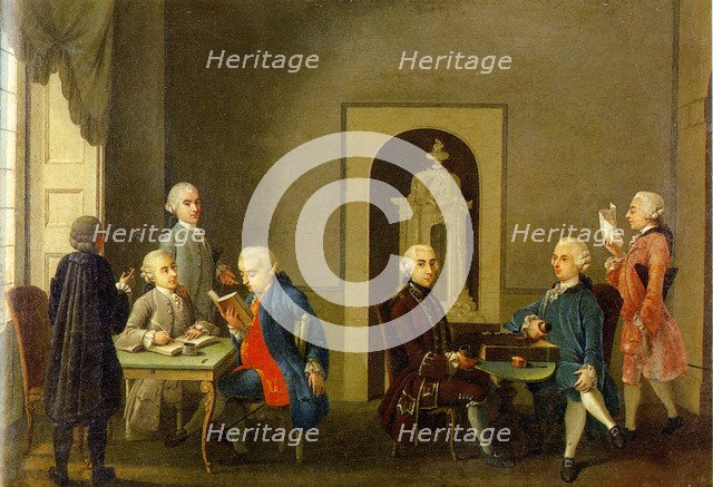 The Meeting of the Accademia dei Pugni (Academy of Fists).