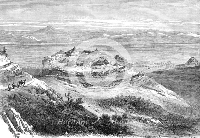 The War in Abyssinia: village on the pass between Ashangi and Lat, 1868. Creator: Unknown.