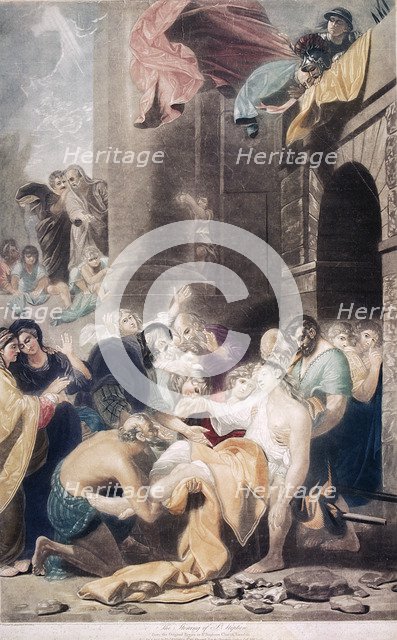 'The stoning of St Stephen', 1801. Artist: Valentine Green