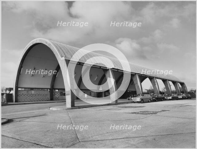 Newbury Park Bus Station, Eastern Avenue, Newbury Park, Redbridge, London, 1 Creator: Anthony Frank Kersting.