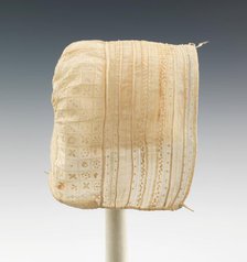 Cap, American, ca. 1835. Creator: Unknown.