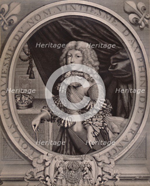 Louis of France, Grand Dauphin, as a child 17th century (1894). Artist: Nicolas de Larmessin II.