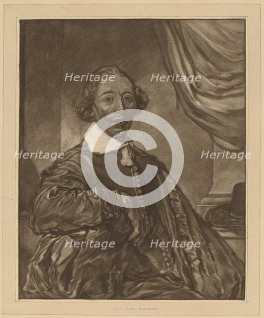 Portrait of a Seated Man, 1771. Creator: Johannes Kornlein.