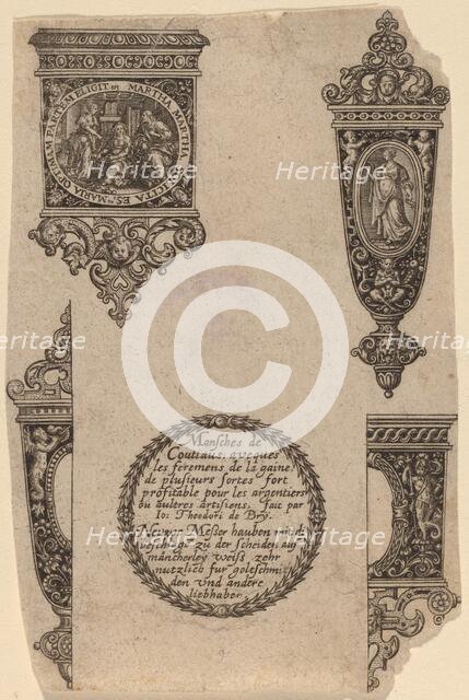 Ornament for Knife Handle. Creator: Theodor de Bry.