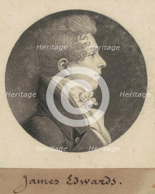 James Edwards, 1809. Creator: Charles Balthazar Julien Févret de Saint-Mémin.