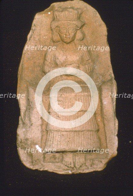 Babylonian Terracotta Plague of Goddess Astarte, c2000BC-1600 BC. Artist: Unknown.