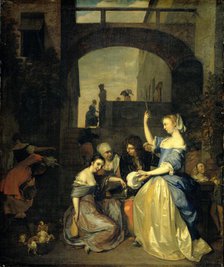 The Prodigal Son, 1661. Creator: Barend Graat.