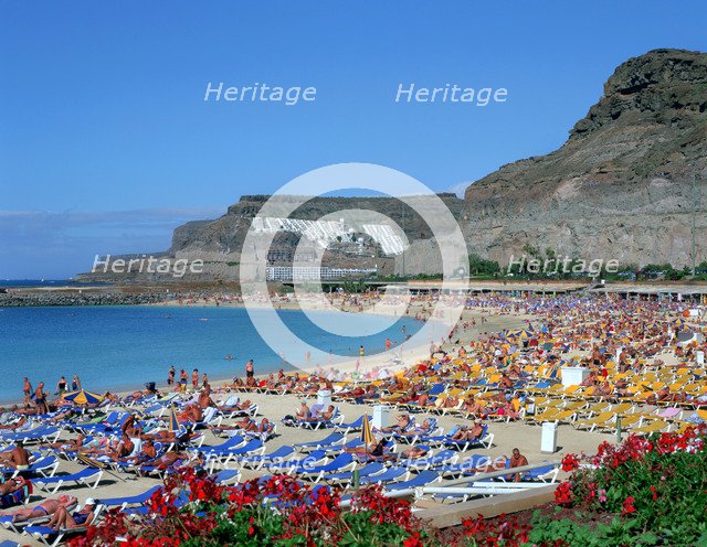 Playa del Amadores, Gran Canaria, Canary Islands.