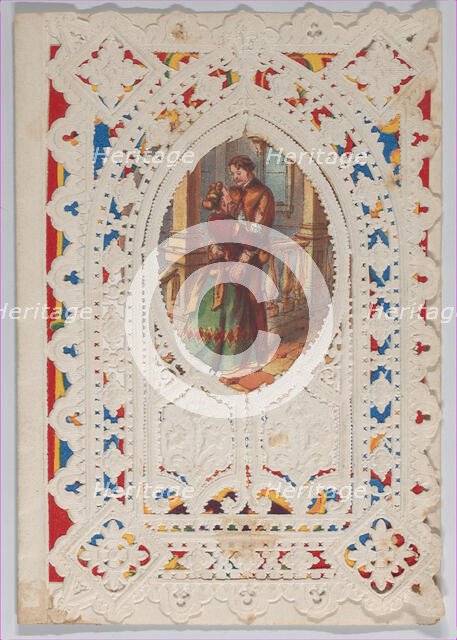 Valentine, ca. 1880. Creator: Anon.