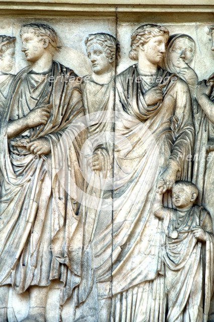 Ara Pacis, Rome, 9 BC. Artist: Unknown