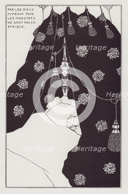 Portrait of Himself, 1894. Creator: Aubrey Beardsley.