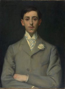 Portrait of Maurice Barrès, c1890. Creator: Blanche, Jacques-Émile (1861-1942).
