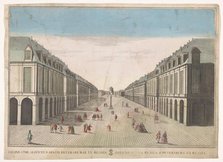 View of a square in Saint Petersburg, 1700-1799. Creator: Unknown.