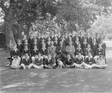 Group portrait, c1935.  Creator: Kirk & Sons of Cowes.