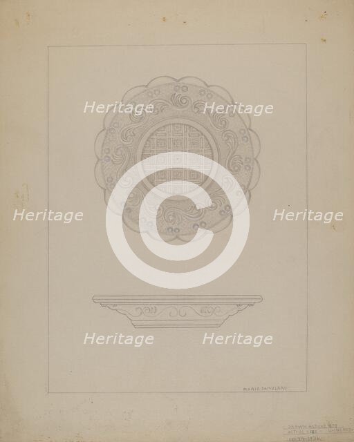 Sandwich Glass, 1936. Creator: Marie Famularo.