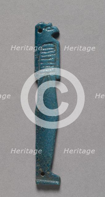 Son of Horus Amulet, 664-525 BC. Creator: Unknown.