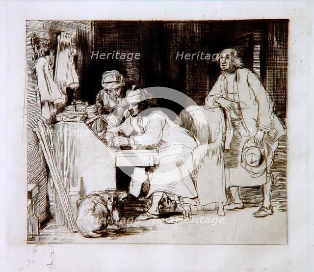 The Lost Receipt, 1807. Creator: David Wilkie.