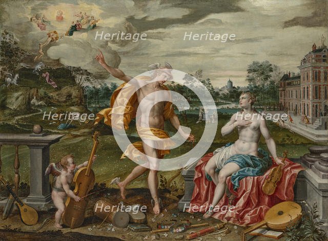 Mercury and Erato, Second half of the16th cen.. Creator: Anonymous.