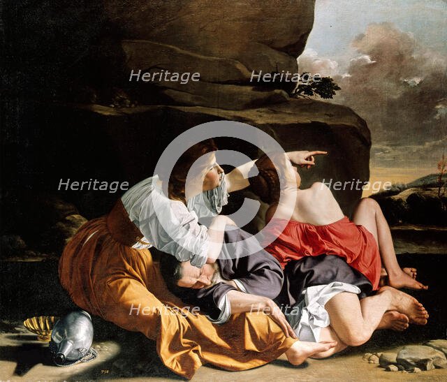 Lot and his Daughters, 1622. Creator: Gentileschi, Orazio (1563-1638).