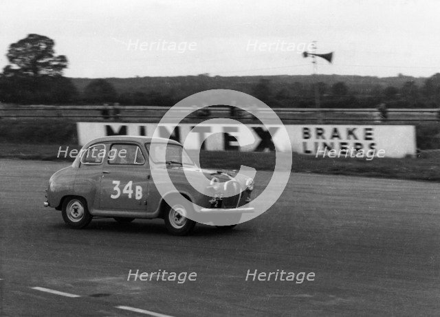 Austin A35 at 750 MC 6 hour relay race Silverstone 1957 Artist: Unknown.