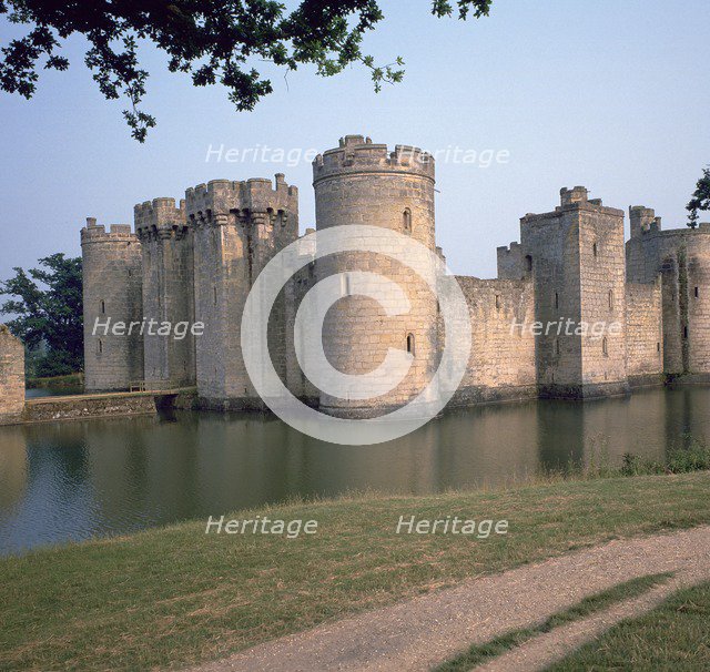Bodiam Castle, 14th century. Artist: Edward Dalyngrigge