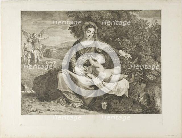 Madonna and Child, n.d. Creator: Cornelis de Visscher.