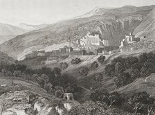 General view of the city, Nazareth, 1840. Creator: Aubert.