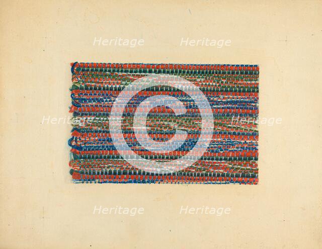 Shaker Rug Strip, c. 1936. Creator: Lucille Chabot.