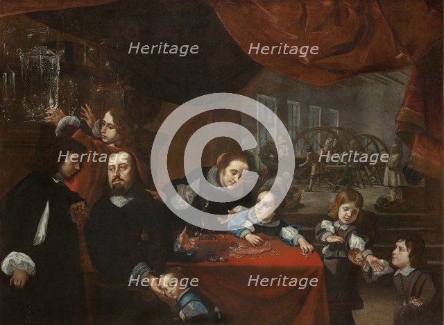 Dionysio Miseroni (1607-1661) and his Family, c. 1653.